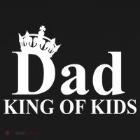 Dad King of Kids Ornament thumb 1
