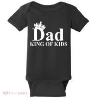 Dad King of Kids Baby Bodysuit thumb 0