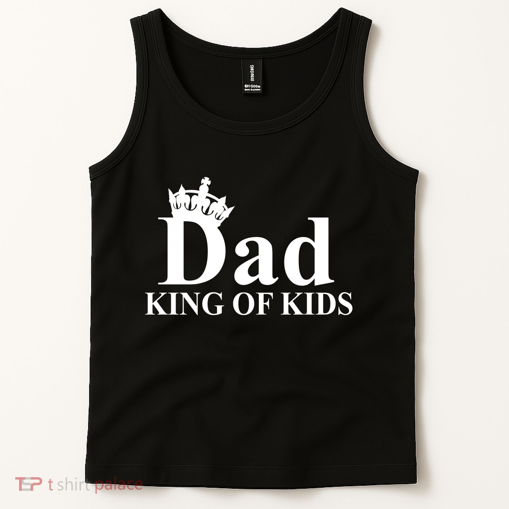 Dad King of Kids Tank Top