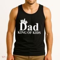 Dad King of Kids Tank Top thumb 3