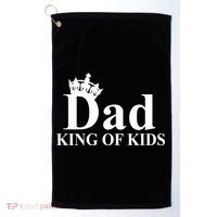 Dad King of Kids Golf Towel thumb 0