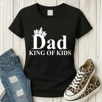Dad King of Kids Women's T-Shirt thumb 3