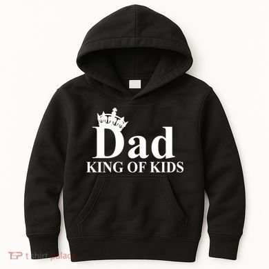 Dad King of Kids Kids Hoodie