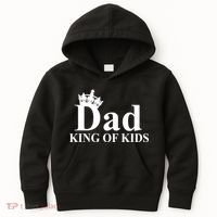 Dad King of Kids Kids Hoodie thumb 0