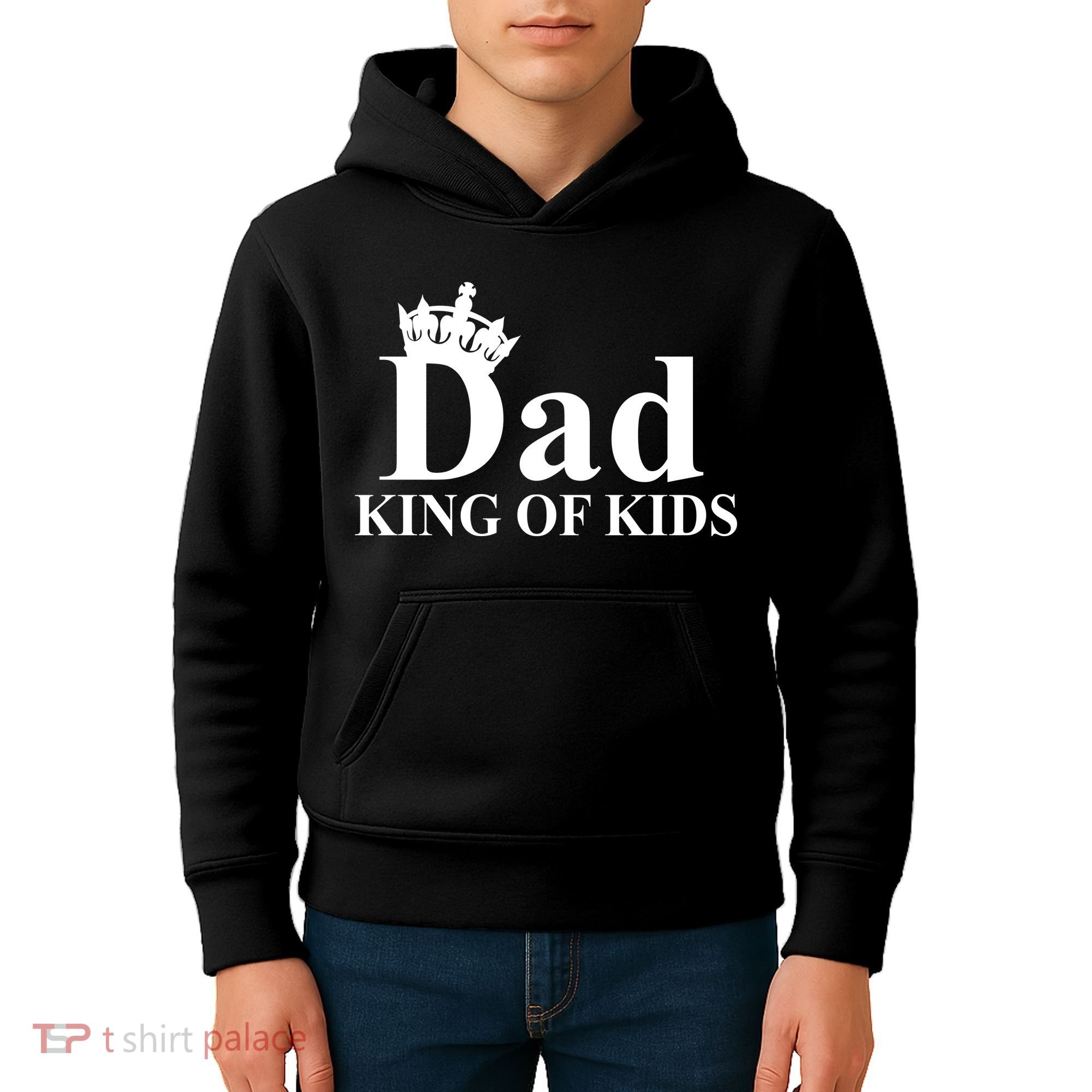 Dad King of Kids Kids Hoodie