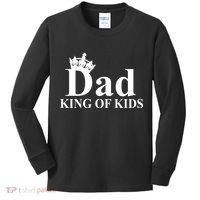 Dad King of Kids Kids Long Sleeve Shirt thumb 0