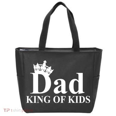 Dad King of Kids Tote Bag