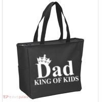Dad King of Kids Tote Bag thumb 2