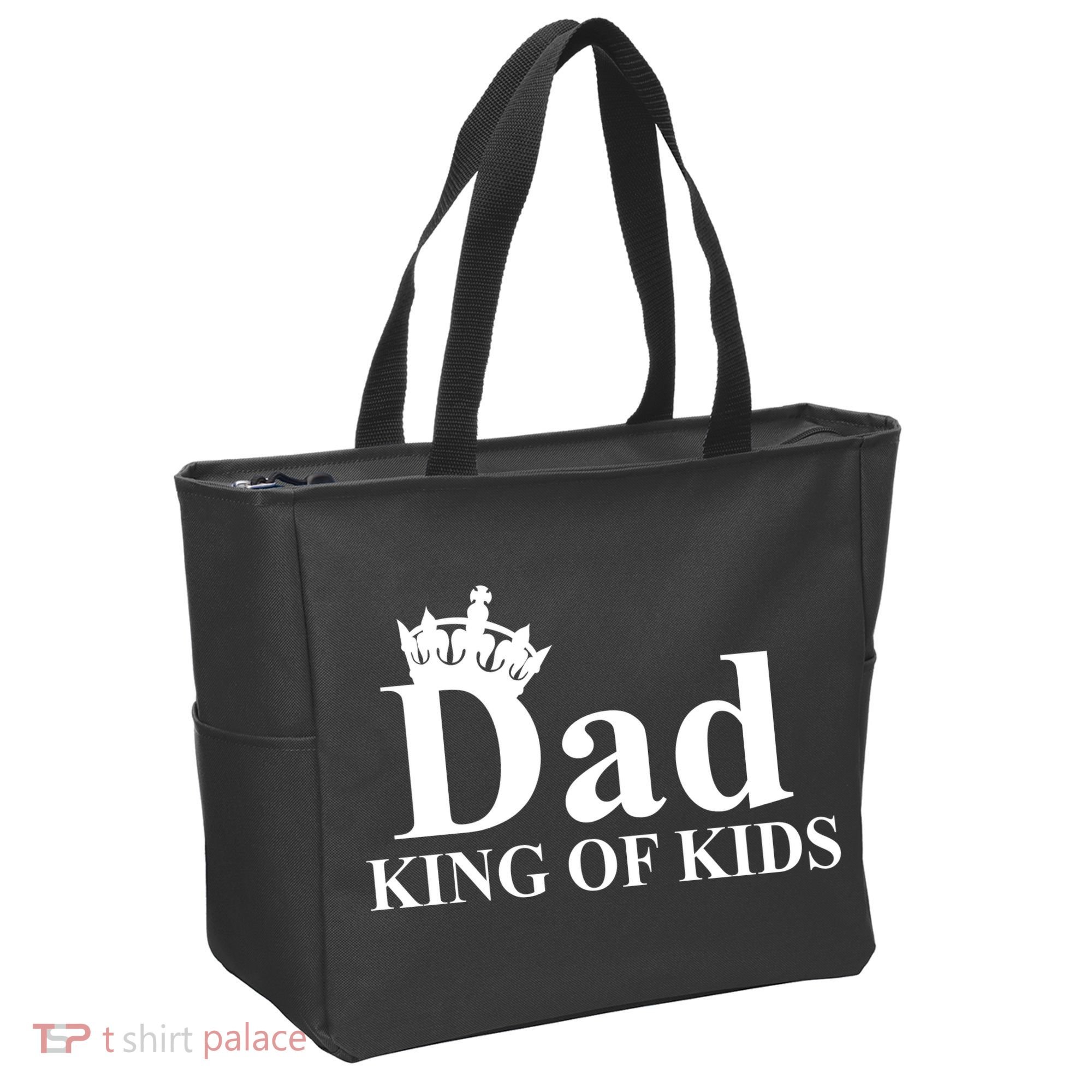 Dad King of Kids Tote Bag