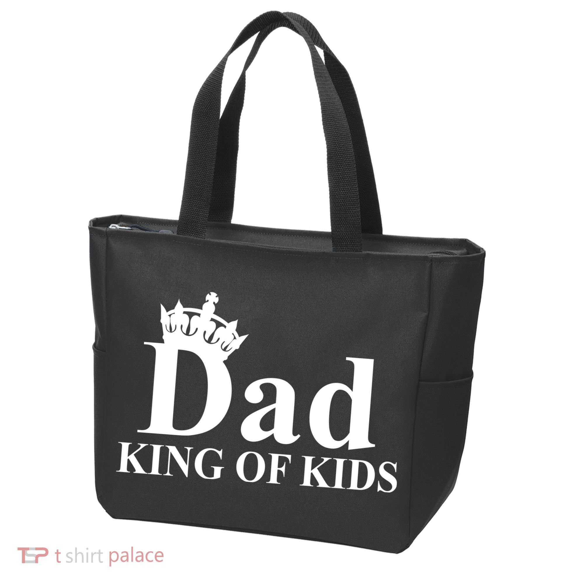 Dad King of Kids Tote Bag