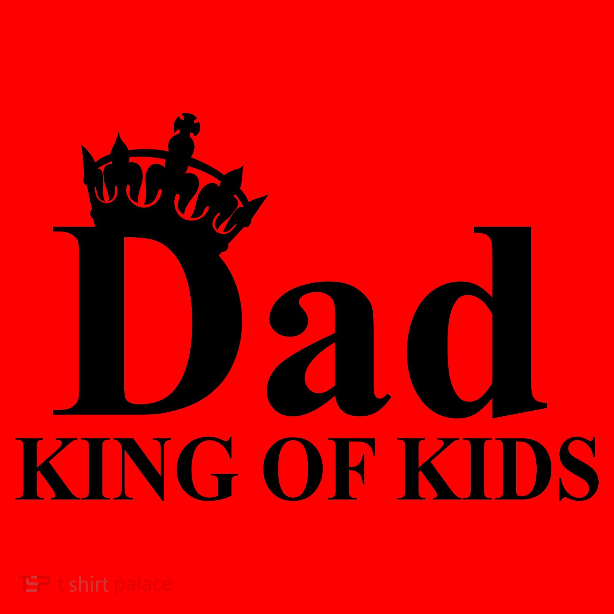 Dad King of Kids Santa Hat