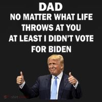Dad Least I Didn't Vote Biden Funny Pro Republican Mousepad thumb 1
