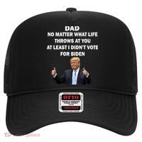 Dad Least I Didn't Vote Biden Funny Pro Republican Hat thumb 0