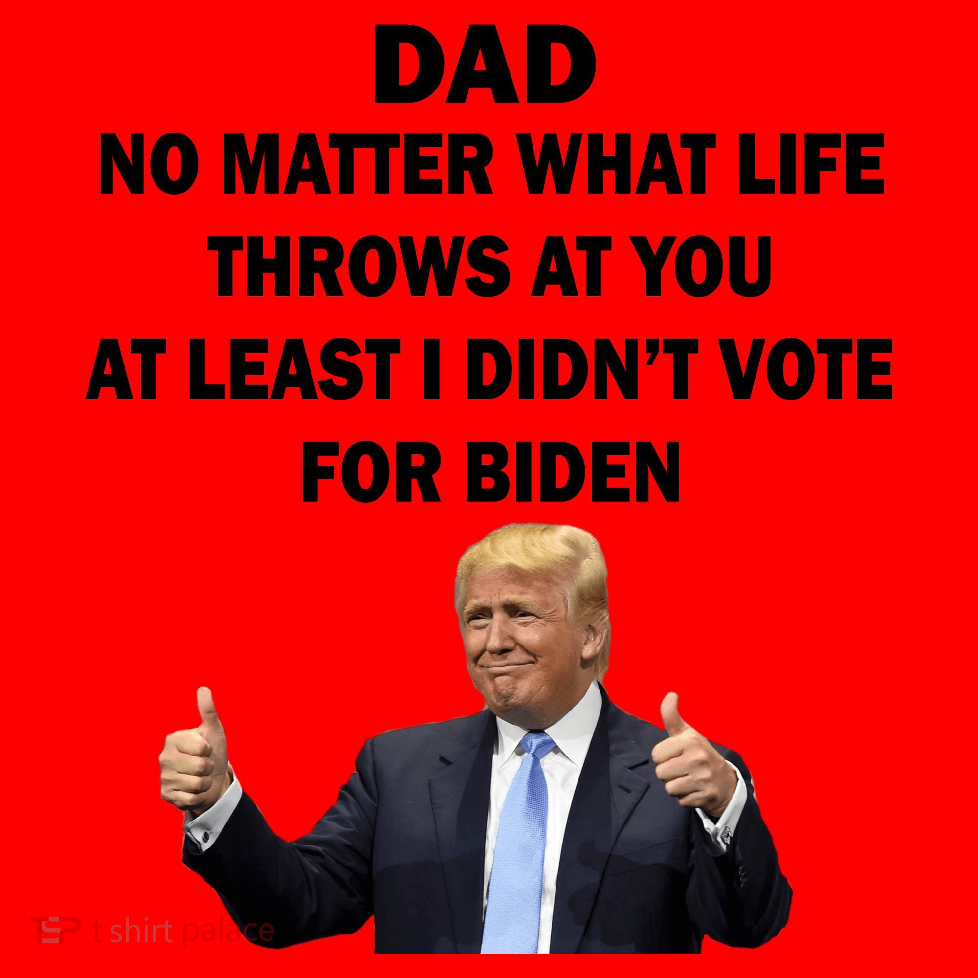 Dad Least I Didn't Vote Biden Funny Pro Republican Santa Hat