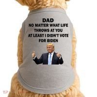 Dad Least I Didn't Vote Biden Funny Pro Republican Doggie Tank thumb 0