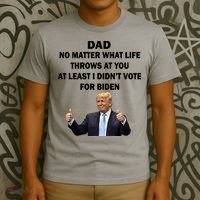 Dad Least I Didn't Vote Biden Funny Pro Republican T-Shirt thumb 3
