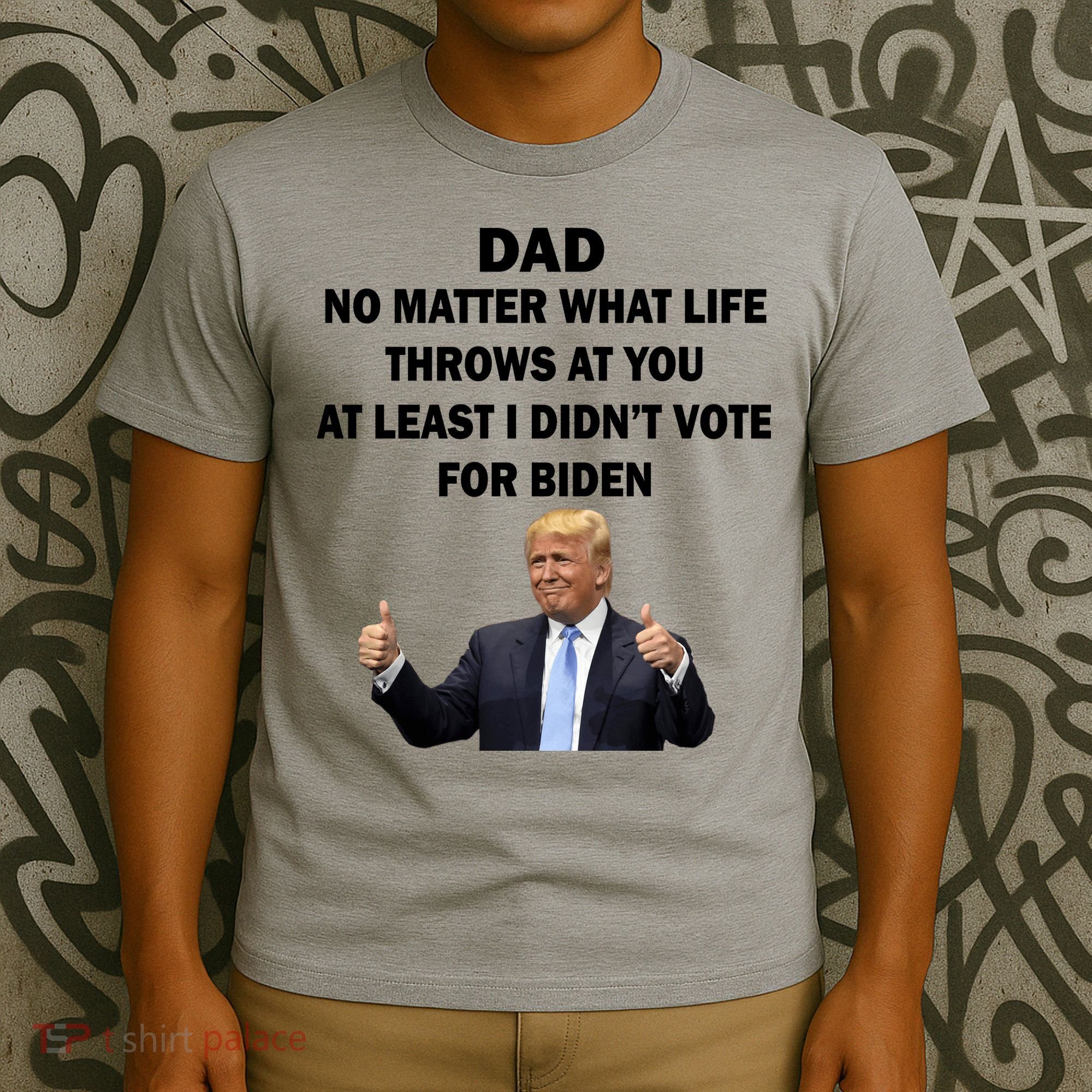 Dad Least I Didn't Vote Biden Funny Pro Republican T-Shirt