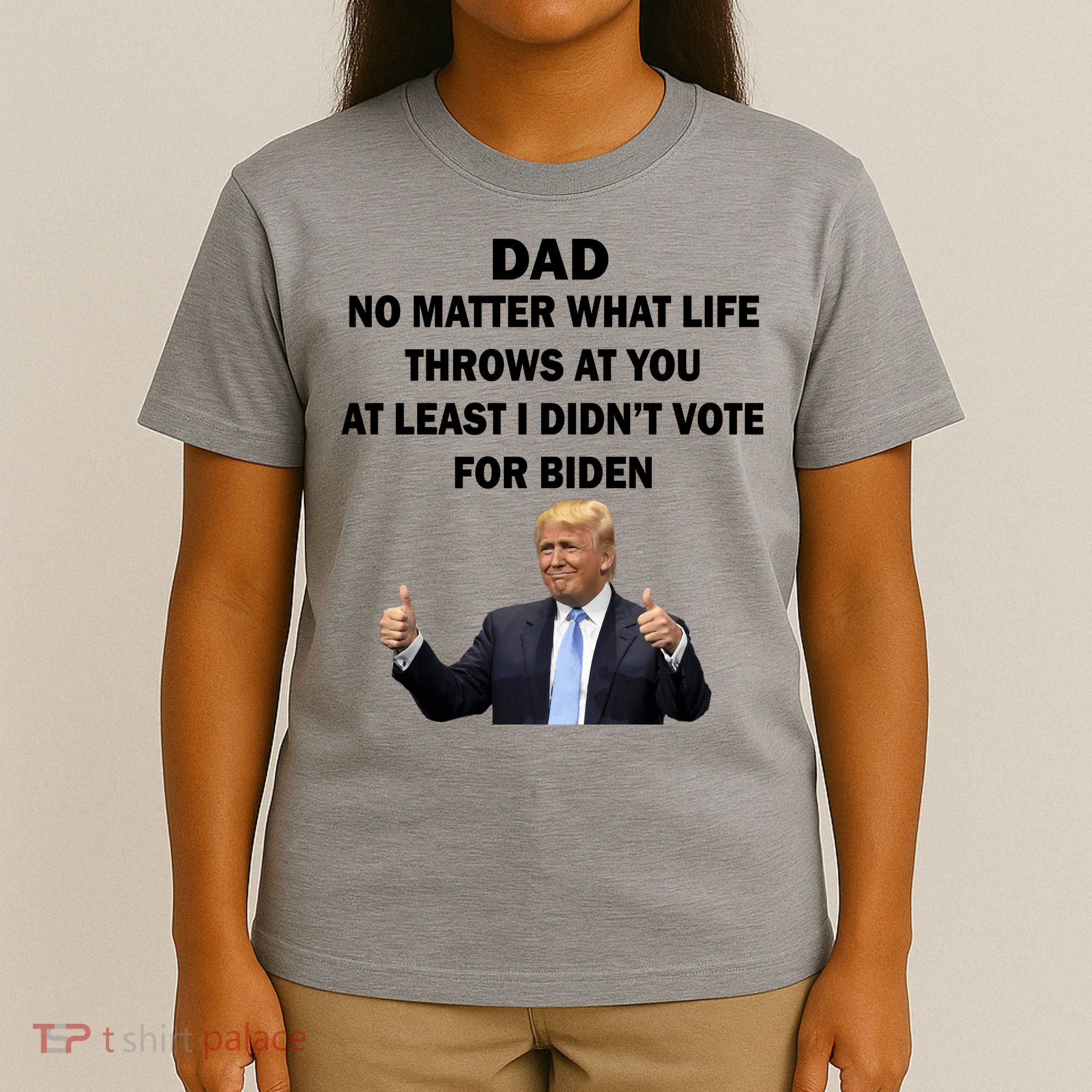 Dad Least I Didn't Vote Biden Funny Pro Republican T-Shirt