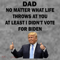 Dad Least I Didn't Vote Biden Funny Pro Republican Women's Hoodie thumb 2