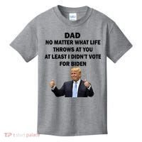 Dad Least I Didn't Vote Biden Funny Pro Republican Kids T-Shirt thumb 0