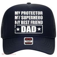 Dad My Protector My Superhero My Best Friend Hat thumb 0