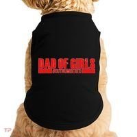 Dad of Girls Out Numbered Red Imprint Doggie Tank thumb 0