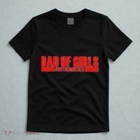 Dad of Girls Out Numbered Red Imprint T-Shirt thumb 5