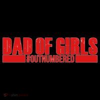 Dad of Girls Out Numbered Red Imprint Coffee Mug thumb 5