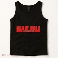 Dad of Girls Out Numbered Red Imprint Tank Top thumb 2