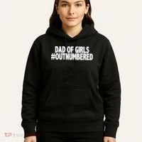 Dad Of Girls Outnumbered Hoodie thumb 5