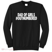 Dad Of Girls Outnumbered Sweatshirt thumb 0