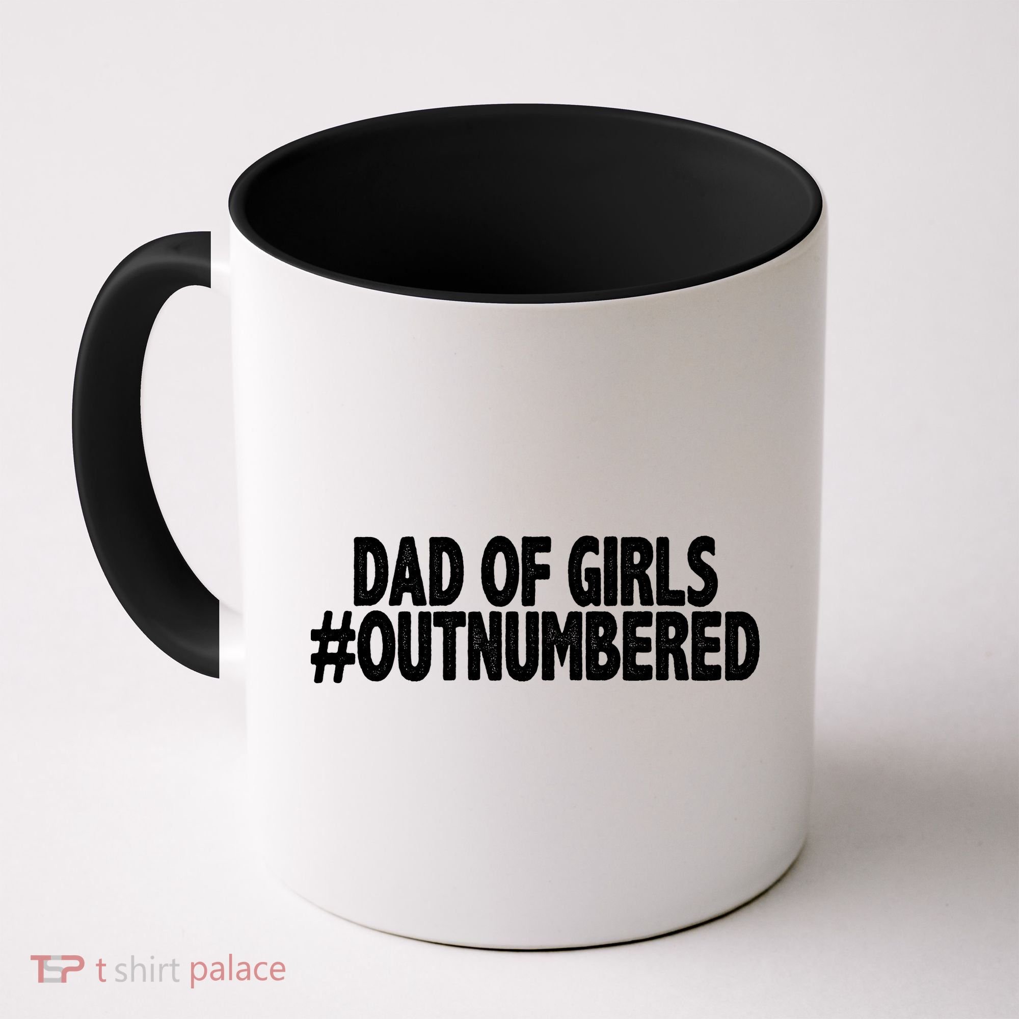 Dad Of Girls Outnumbered Coffee Mug