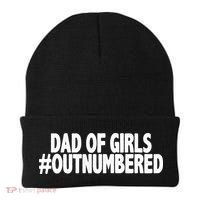 Dad Of Girls Outnumbered Beanie thumb 0