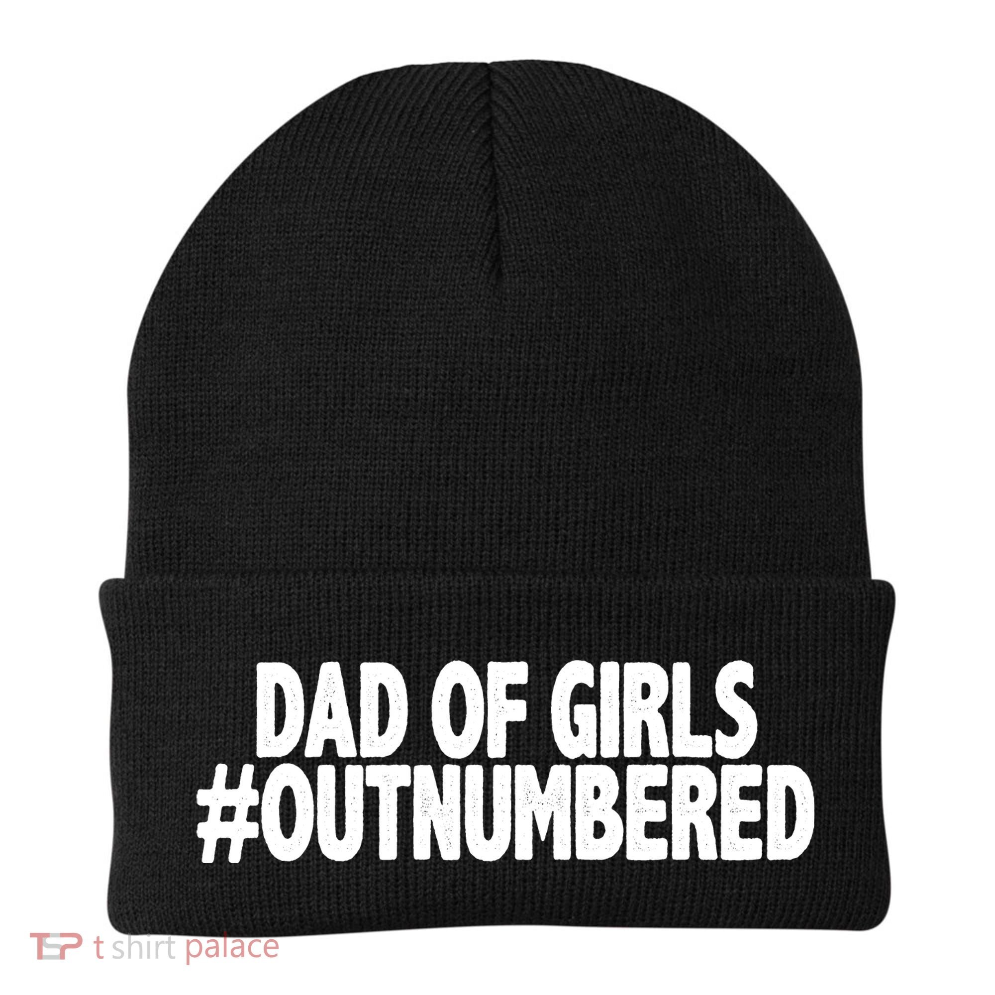 Dad Of Girls Outnumbered Beanie