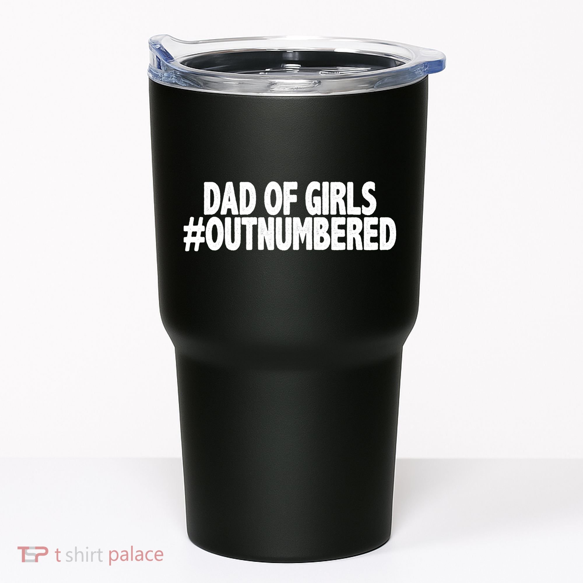 Dad Of Girls Outnumbered Tumbler