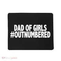 Dad Of Girls Outnumbered Mousepad thumb 0