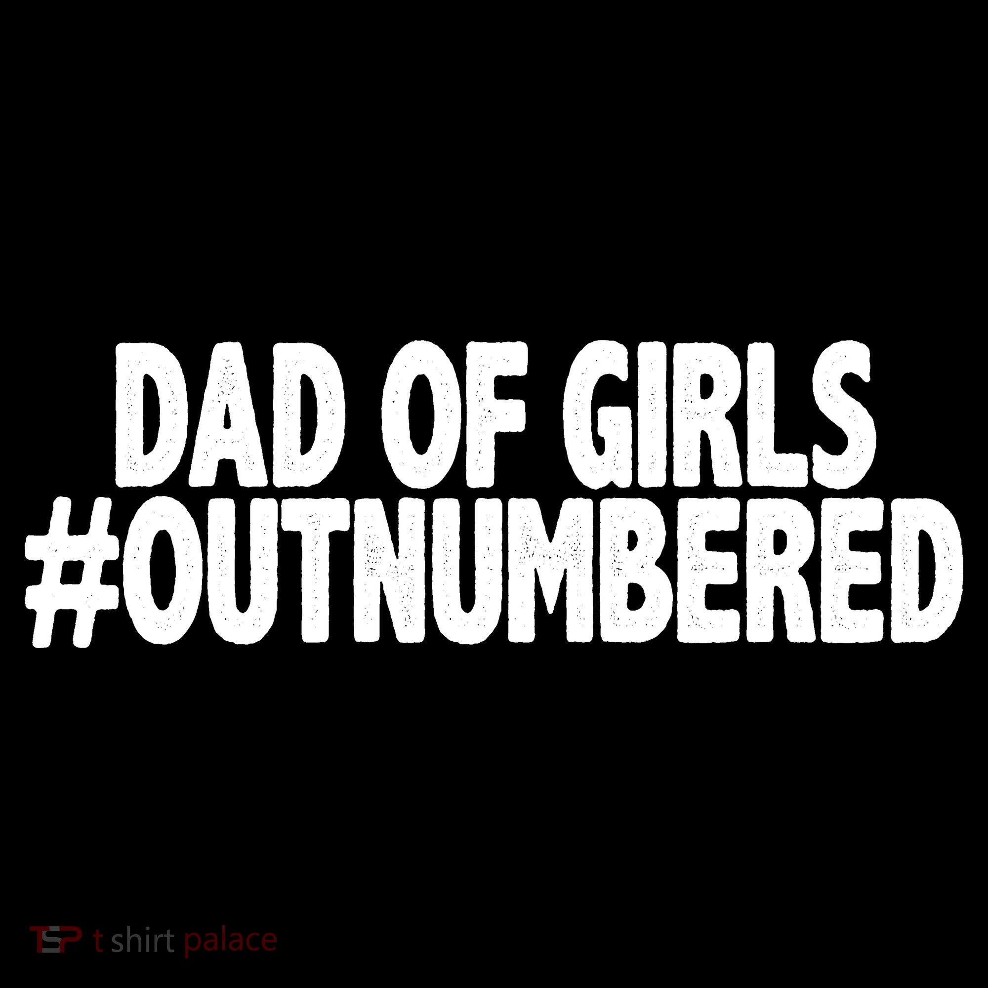 Dad Of Girls Outnumbered Mousepad