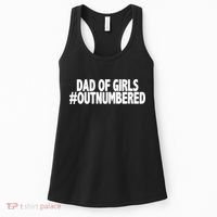 Dad Of Girls Outnumbered Women's Tank Top thumb 0