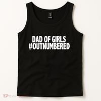Dad Of Girls Outnumbered Tank Top thumb 2