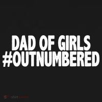 Dad Of Girls Outnumbered Women's Long Sleeve Shirt thumb 2