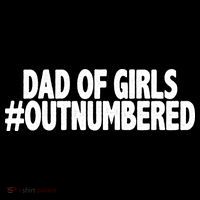 Dad Of Girls Outnumbered Kids Sweatshirt thumb 2