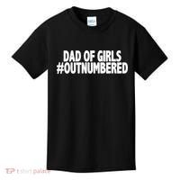 Dad Of Girls Outnumbered Kids T-Shirt thumb 0