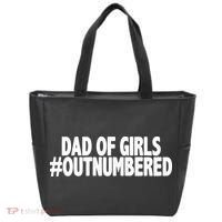 Dad Of Girls Outnumbered Tote Bag thumb 0