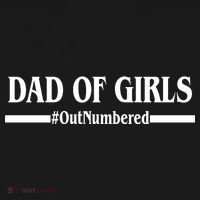 Dad of Girls Outnumbered Funny Girl Dad Women's Hoodie thumb 2