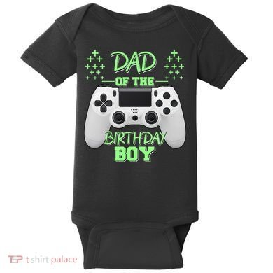 Dad Of The Birthday Boy Baby Bodysuit