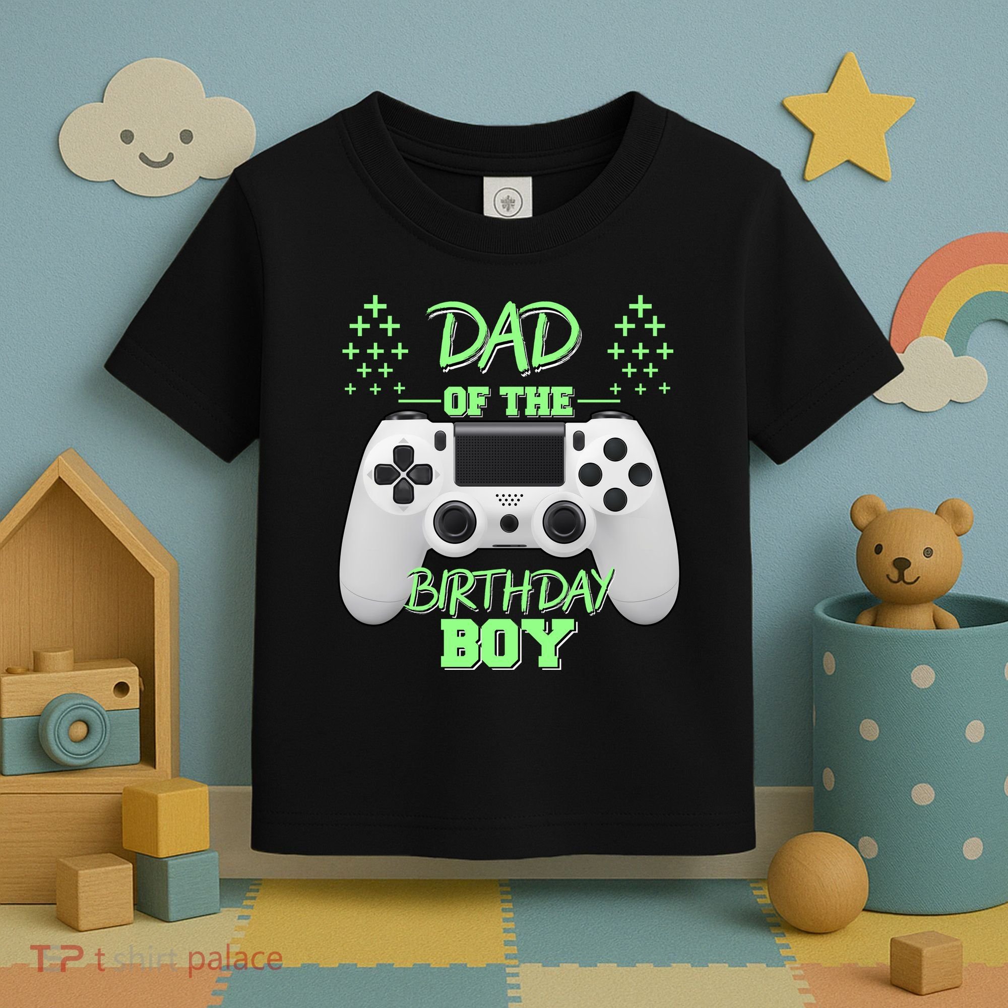 Dad Of The Birthday Boy Toddler T-Shirt