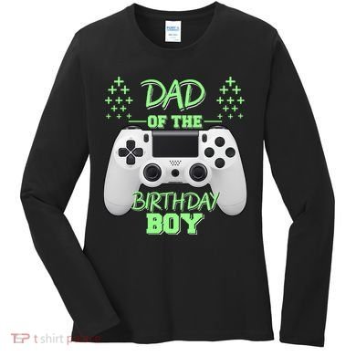 Dad Of The Birthday Boy Women's Long Sleeve Shirt