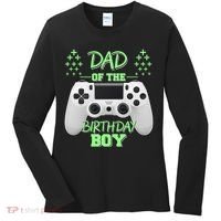 Dad Of The Birthday Boy Women's Long Sleeve Shirt thumb 0