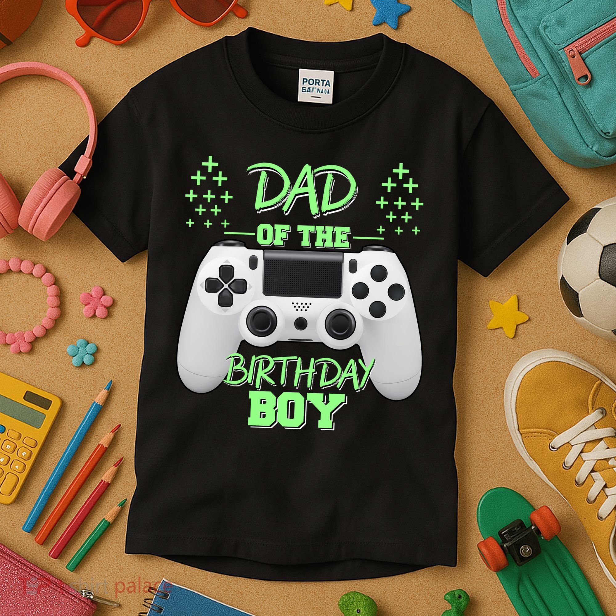 Dad Of The Birthday Boy Kids T-Shirt