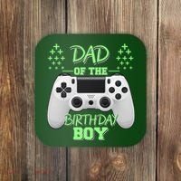 Dad Of The Birthday Boy Coaster thumb 0
